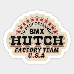 Hutch Bmx Factory Team Sticker